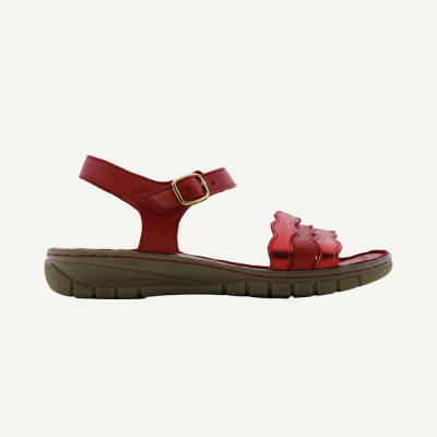 Lazaro Sandalia Mujer Rojo L039