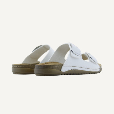 Lazaro Sandalia Mule Mujer Blanco 2136
