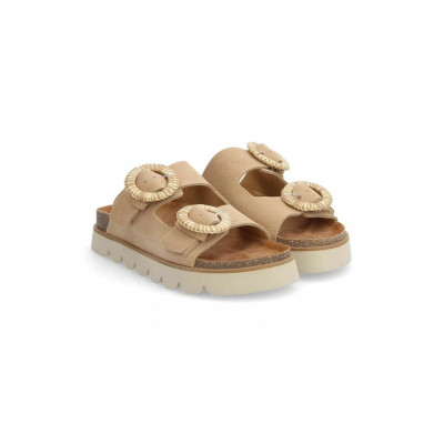 No Name Sandalias Mujer Camel