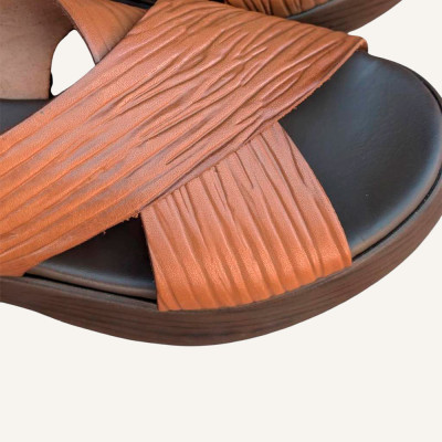Paula Urban sandalias marrón mujer 33-2070