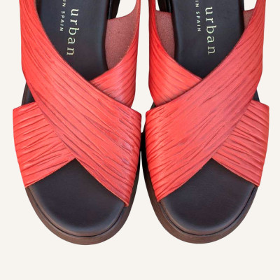 Paula Urban sandalias cereza mujer 33-2070