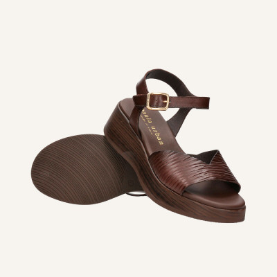 Paula Urban sandalias marrón mujer 33-837