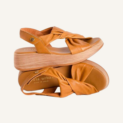 Paula Urban sandalias camel mujer 33-335