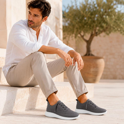 Eoligeros Anthony Deportivo Hombre Gris
