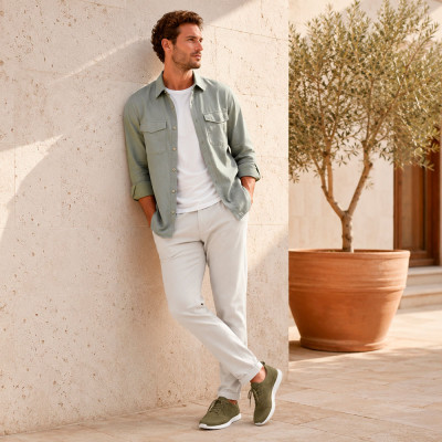 Eoligeros Anthony Deportivo Hombre Verde Kaki | Lazaro