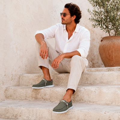 Eoligeros Julius Deportivo Hombre Verde Kaki | Lazaro