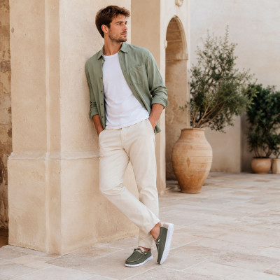 Eoligeros Julius Deportivo Hombre Verde Kaki | Lazaro