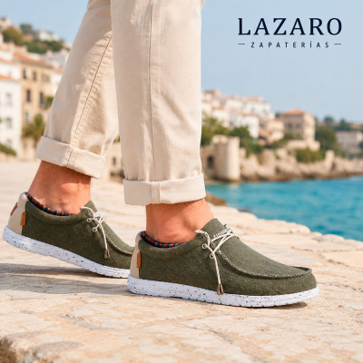 Eoligeros Julius Deportivo Hombre Verde Kaki | Lazaro