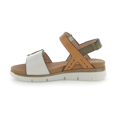 Stonefly Sandalias Mujer Verde Kaki detalle lateral