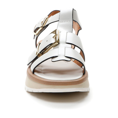 Stonefly Star 1 sandalia mujer blanco vista superior
