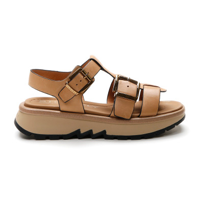 Stonefly Star 1 sandalia mujer marrón claro vista lateral