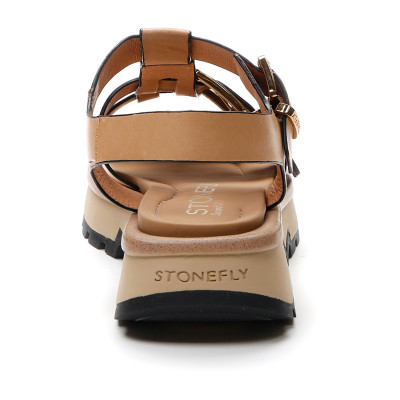 Stonefly Star 1 sandalia mujer marrón claro vista trasera