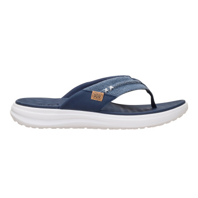 Dude Finn Flip Braided hombre marino vista lateral derecha