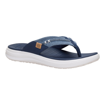 Dude Finn Flip Braided hombre marino vista tres cuartos