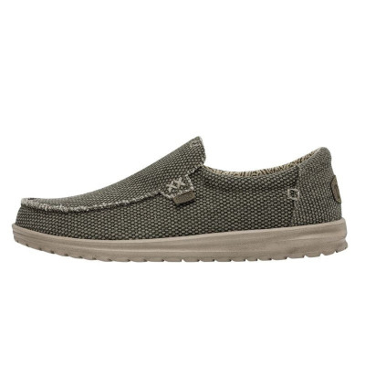 Dude Mikka Braided hombre kaki vista lateral
