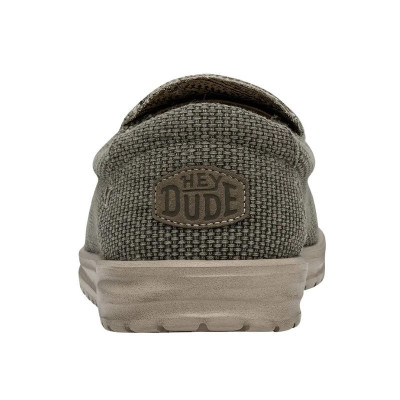 Dude Mikka Braided hombre kaki detalle suela