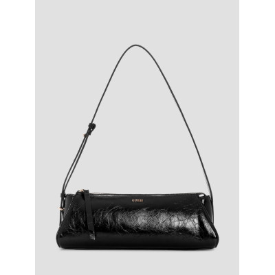 Guess Bolso Bandolera Mujer Negro – Logo Frontal | Lázaro