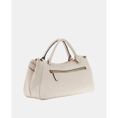 Guess Bolso Satchel Mujer Beige – Acabado Suave | Lázaro