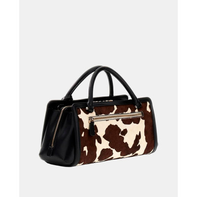 Guess Bolso Bowling Mujer Estampado Vaca – Logo | Lázaro