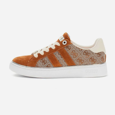 Guess Zapatillas Mujer Beige Combinadas – Logo Lateral...