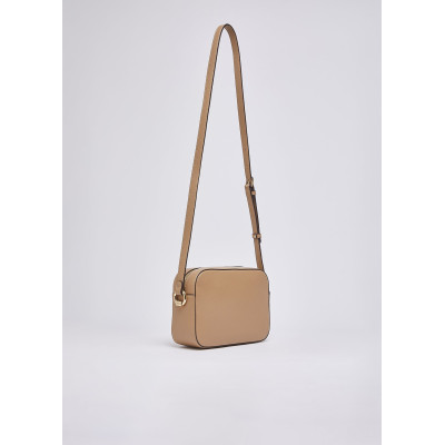 Liu Jo Medium Bandolera Mujer Camel – Logo Metálico vista 3