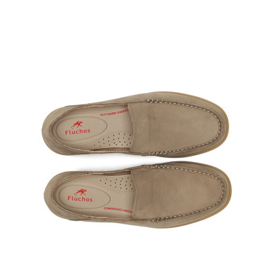 Fluchos Tribal F2193 Mocasín Hombre Taupe vista 5