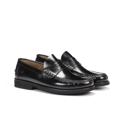 Fluchos Stamford F0047 Mocasín Hombre Negro vista 2