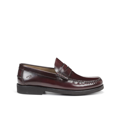Fluchos Stamford F0047 Mocasín Hombre Burdeos vista 1
