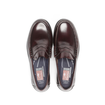 Fluchos Stamford F0047 Mocasín Hombre Burdeos vista 3