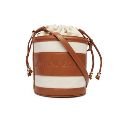 Armani Exchange Bolso Mujer Beige | Diseño Geométrico