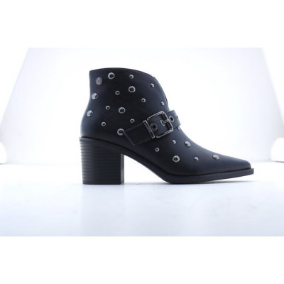 Botines Xti Mujer Negro Negro | Lázaro