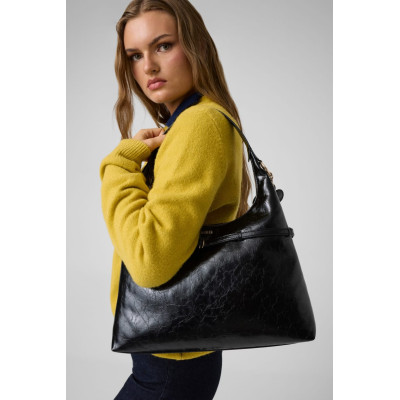 Guess bolso mujer negro vista lateral