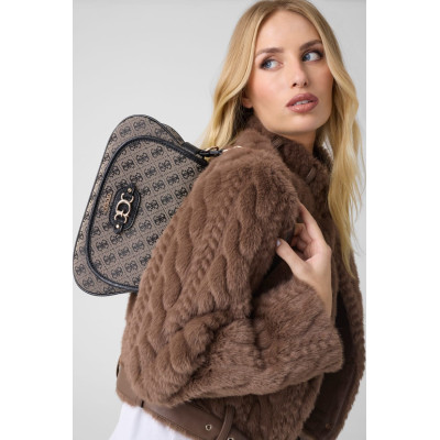 Guess bolso mujer negro vista lateral
