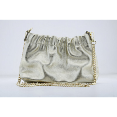 Bolso Be Casual Fruncido Oro MBP073SR1 | Lázaro