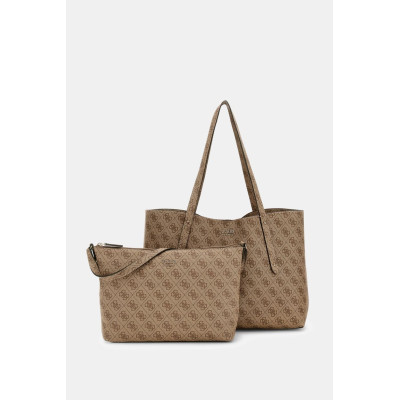 Guess Brenton Shopper Mujer Latte Logo | Lázaro