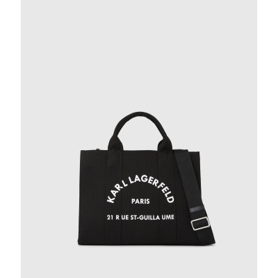 K/Rue St-Guillaume Square Medium Tote Karl Lagerfeld Negro |
