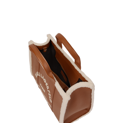 Karl Lagerfeld K/RSG Square Mujer Marrón/Beige - vista lateral