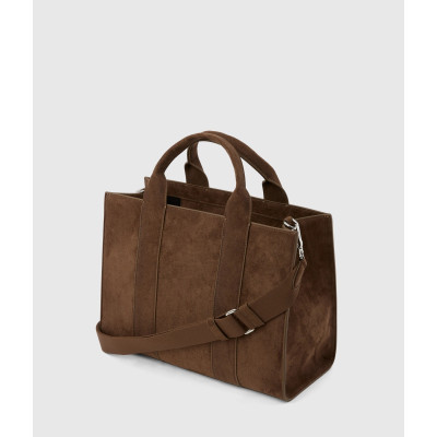 Karl Lagerfeld Rue St-Guillaume tote de ante sintético Mujer Marrón/Tabaco - vista posterior