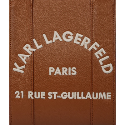 Karl Lagerfeld Rue St-Guillaume tote mediano Mujer Marrón Oscuro - vista principal