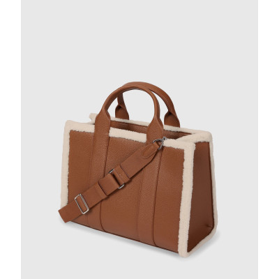 Karl Lagerfeld Rue St-Guillaume tote mediano Mujer Marrón Oscuro - vista lateral