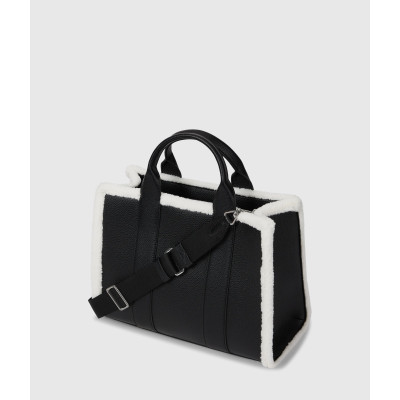 Karl Lagerfeld Rue St-Guillaume tote mediano Mujer Negro - vista posterior