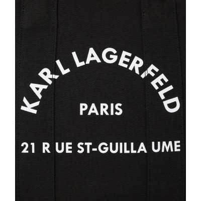Karl Lagerfeld Rue St-Guillaume Tote Mujer Negro - vista adicional