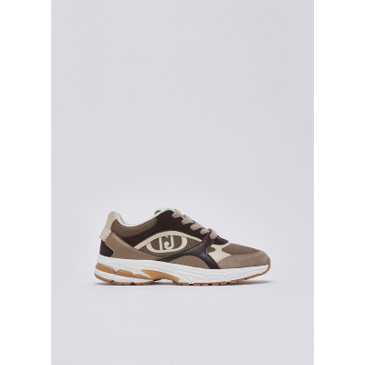 Liu Jo Zapatillas de Ante y Malla Mujer Habana Moca | Lázaro