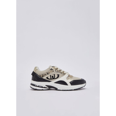 Liu Jo Zapatillas Efecto Pitón Mujer Negro Beige | Lázaro