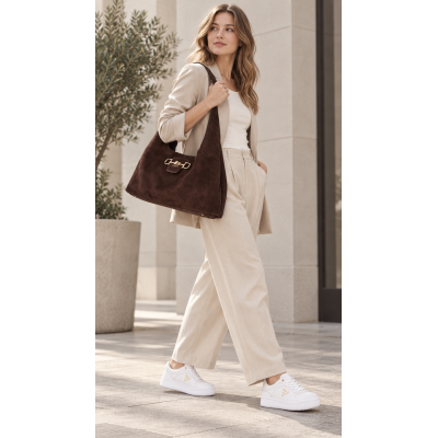 Guess Sunset Hobo Mujer Espresso | Lázaro
