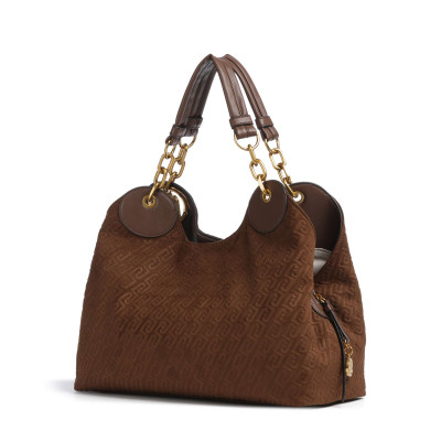 Liu Jo bolso satchel mujer tabaco AF6024 perspectiva lateral