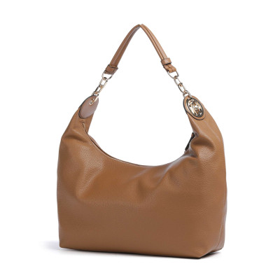 Liu Jo Faiza bolso hobo mujer camel ecopiel AF6026 perspectiva lateral