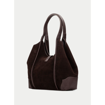 Bolso hobo Hispanitas chocolate BI264939 vista trasera