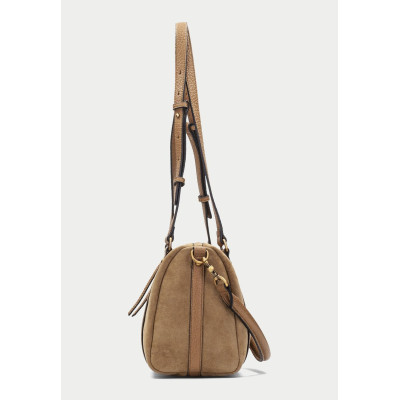Bolso bowling Hispanitas cuero BI264936 interior y compartimentos