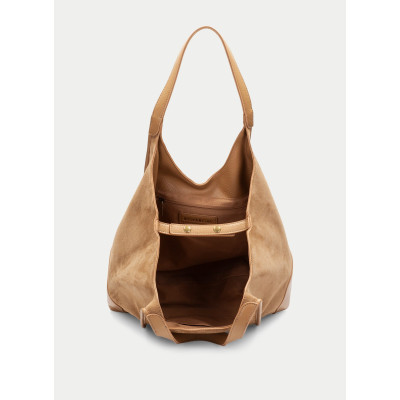 Bolso hobo Hispanitas serraje cuero BI264939 interior y forro